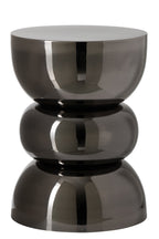 J-Line Bijzettafel Chrome - ijzer - zwart