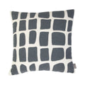 Doby chenille jaquard kussen donkergrijs 45x45cm