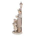 Kerstdecoratie Beeld 15x11x30 cm Beige Kunststof