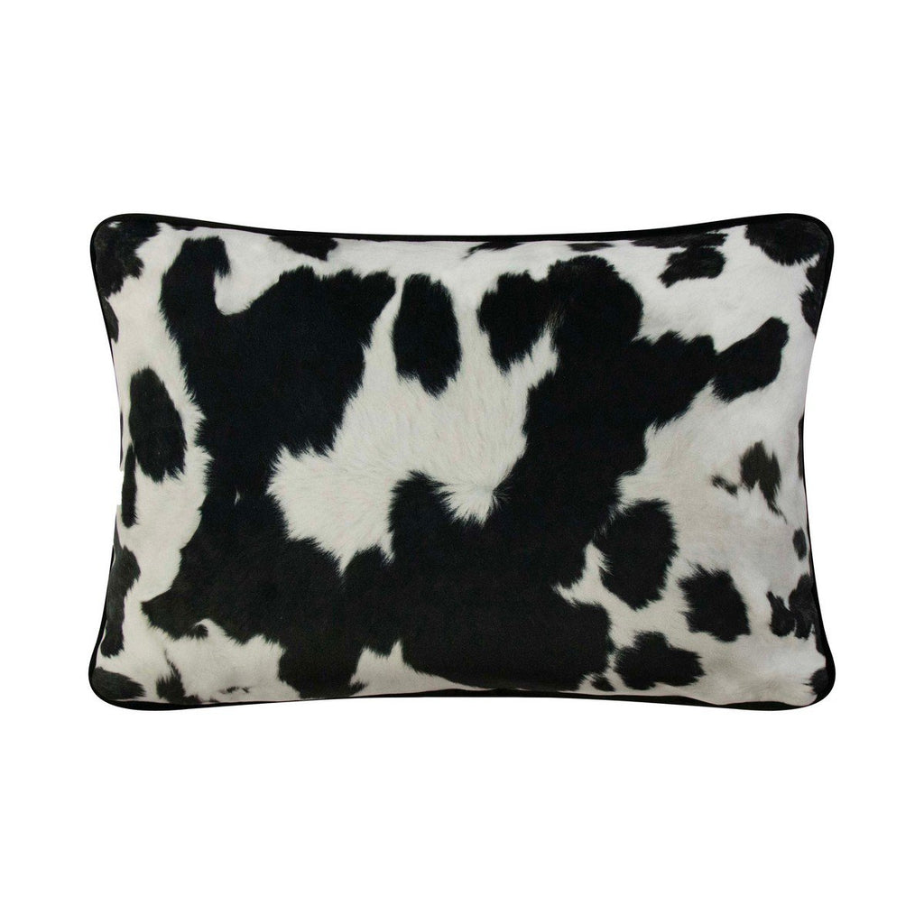 Royal Velvet kussen koe zwart 30x45 cm
