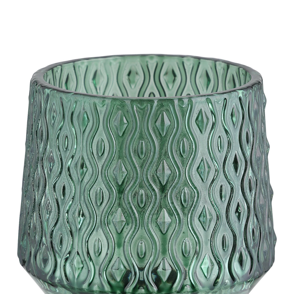 Windlicht Bezamby Groen 14x14cm