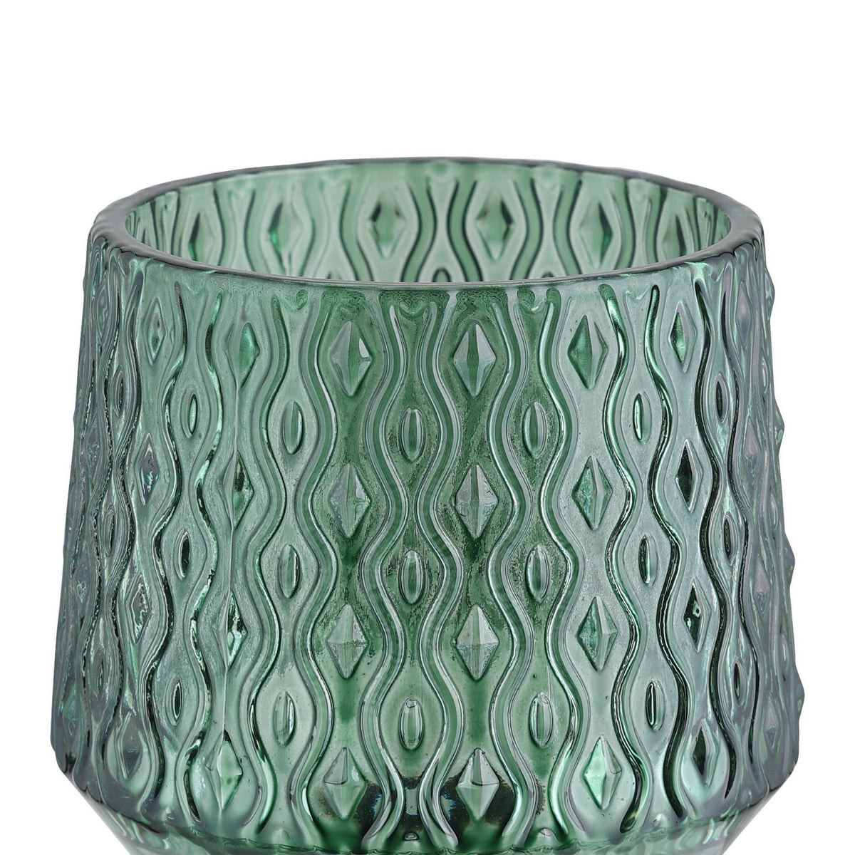 Windlicht Bezamby Groen 14x14cm
