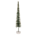 Kerstdecoratie Beeld Kerstboom Ø 8x40 cm Groen Hout