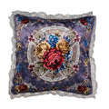 Kussenhoes 55x55 cm Paars Synthetisch