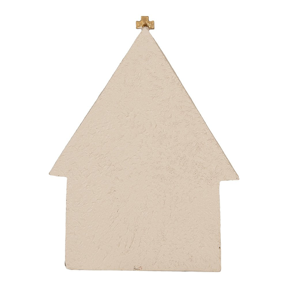 Kerstdecoratie Beeld Kerstgroep 16x6x21 cm Beige Kunststof