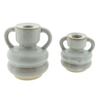 Kandelaar 9 cm Beige Porselein Kaarsenstandaard