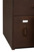 J-Line kast Bade - ijzer - roestbruin