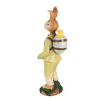 Decoratie Beeld 32 cm Bruin Groen Kunststof