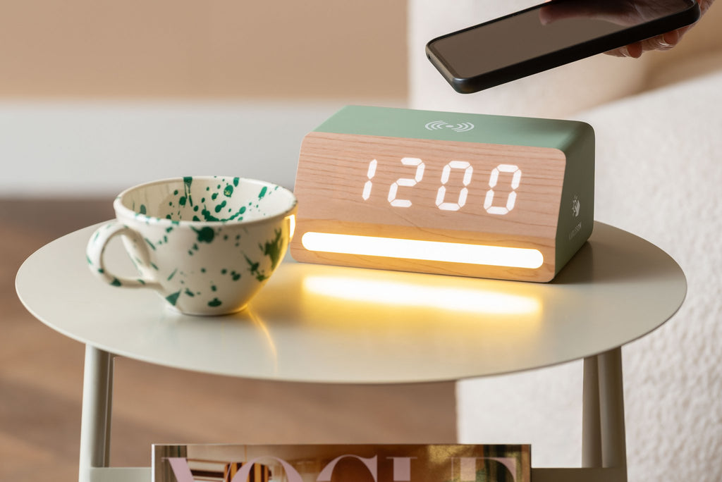 Wekker Retro met licht-LED
