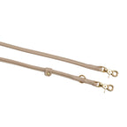 Amici Ivory – Rondgestikte leren riem