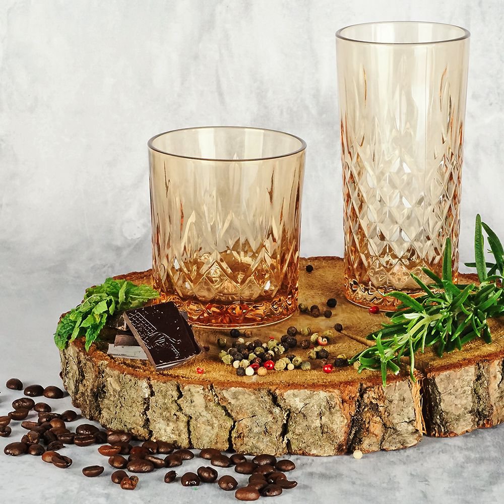 Waterglas 280 ml Bruin Glas Drinkbeker
