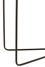 J-Line Console Rechthoek Kruis Frame Metaal Zwart