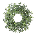 Kunst krans eucalyptus 28cm groen