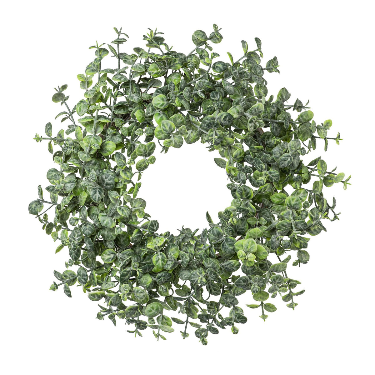 Kunst krans eucalyptus 28cm groen