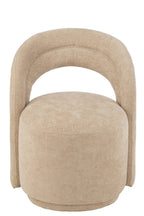 J-Line zetel Accent - textiel - beige