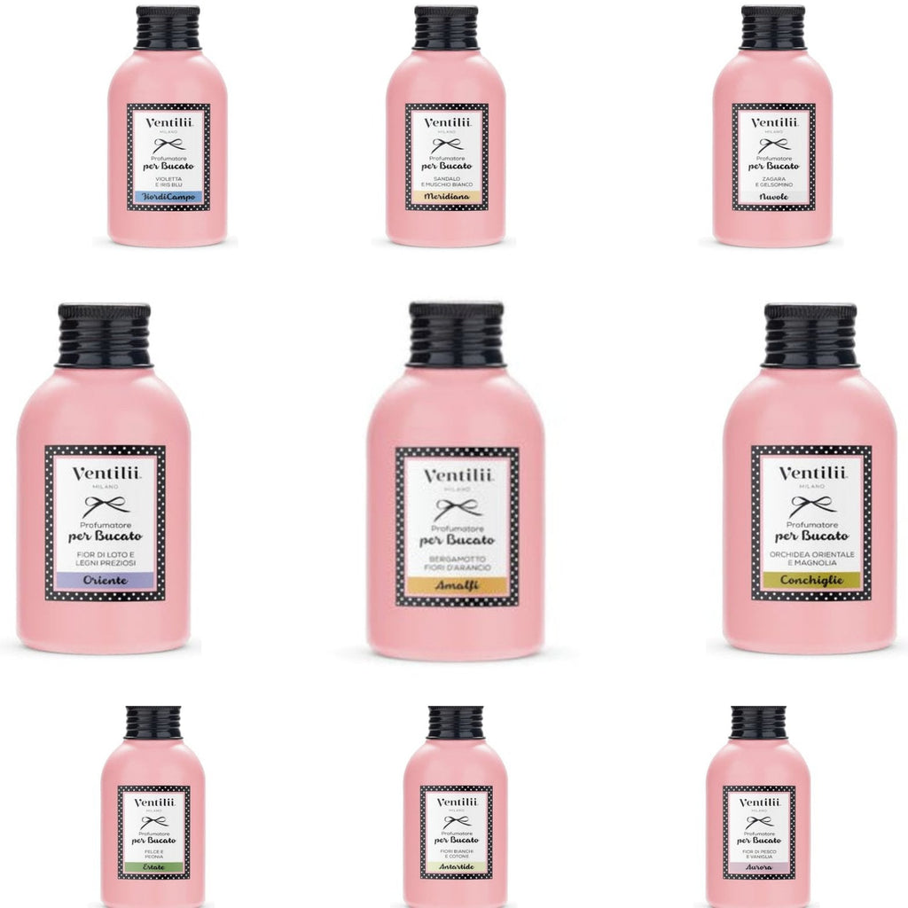 Wasparfum pakket met 10 flesjes van 100ml – Ventilii Milano