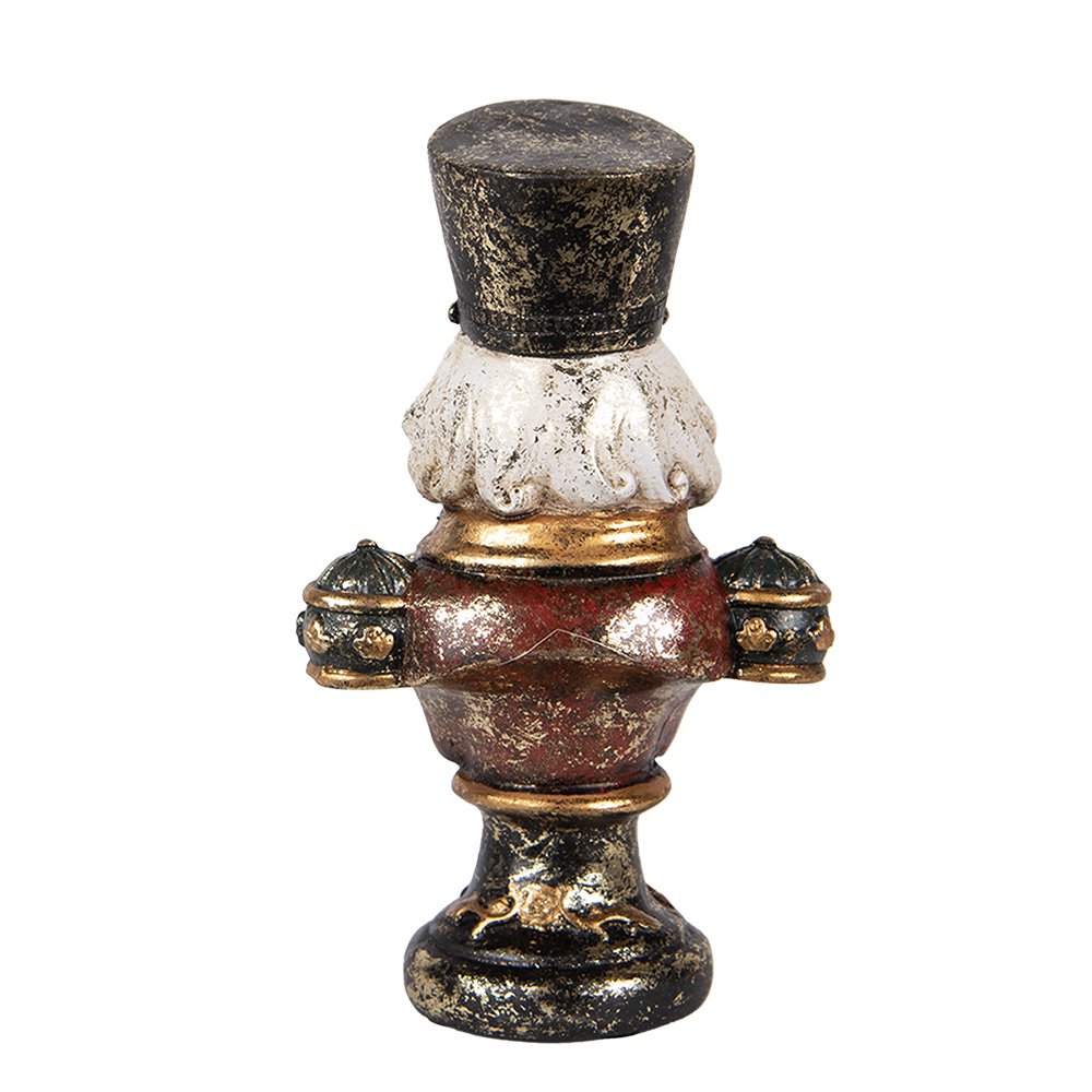 Kerstdecoratie Beeld Notenkraker 9x6x15 cm Rood Kunststof