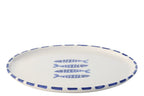 J-Line bord Vis - keramiek - donkerblauw