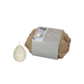 Leeff Egg Candle Elise S white, set of 6 - Have an Egg-citing day!