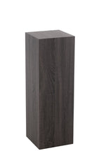 J-Line Sokkel Rechthoekig Grijs Mdf/Fineer Medium