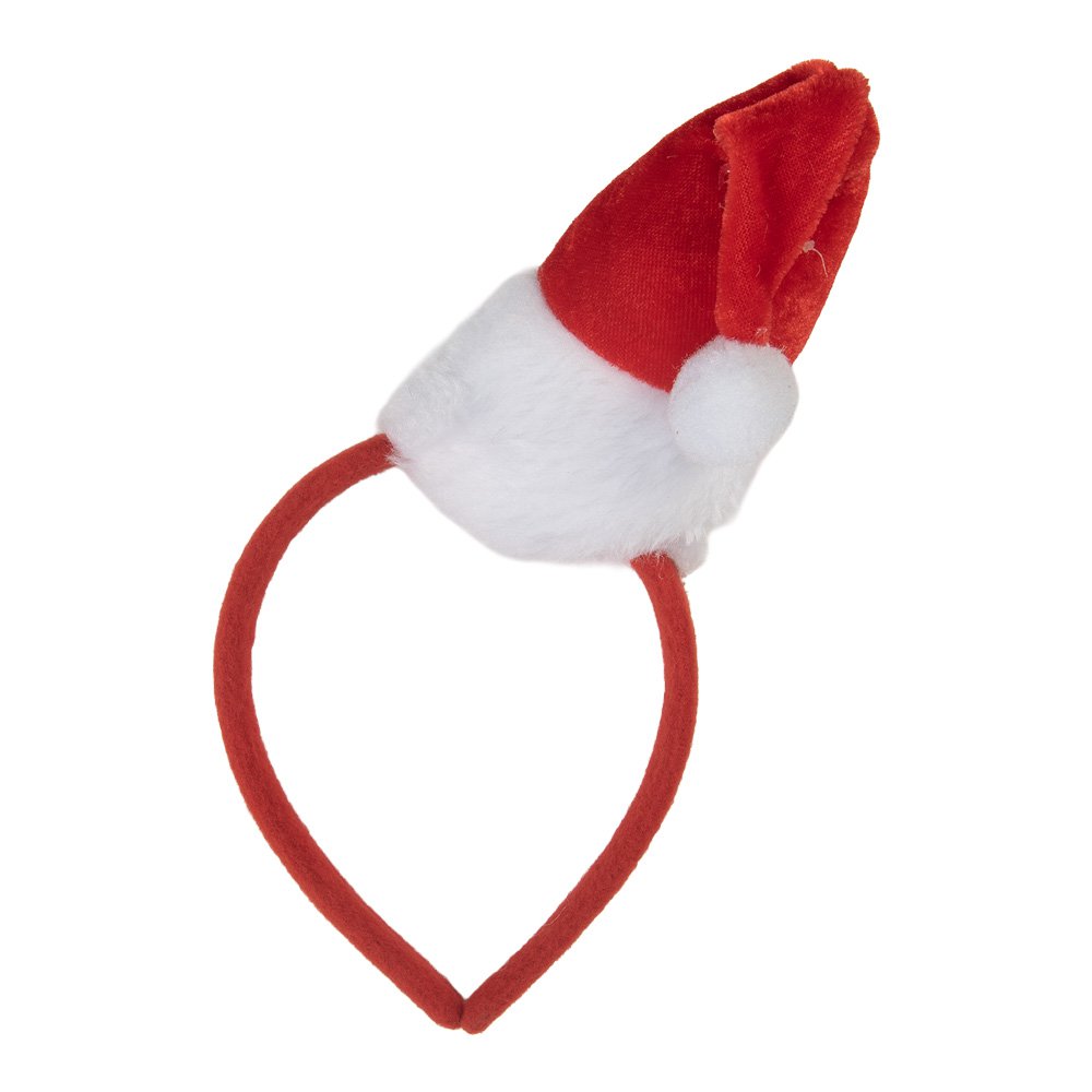 Kerst Haarband 12x6x22 cm Rood Kunststof