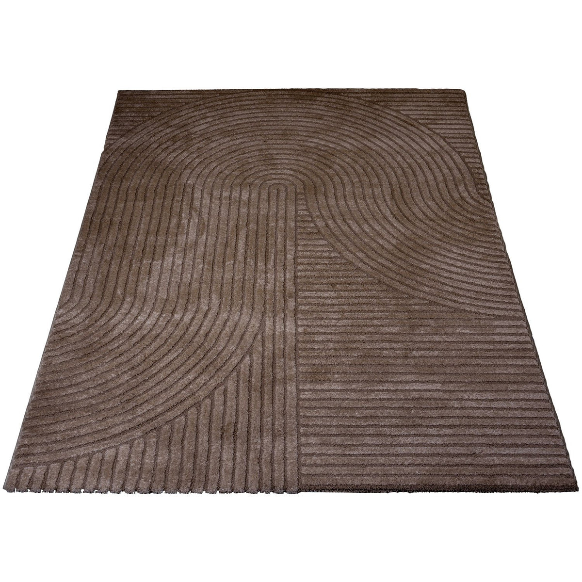 Vloerkleed Ella Brown 80 x 150 cm
