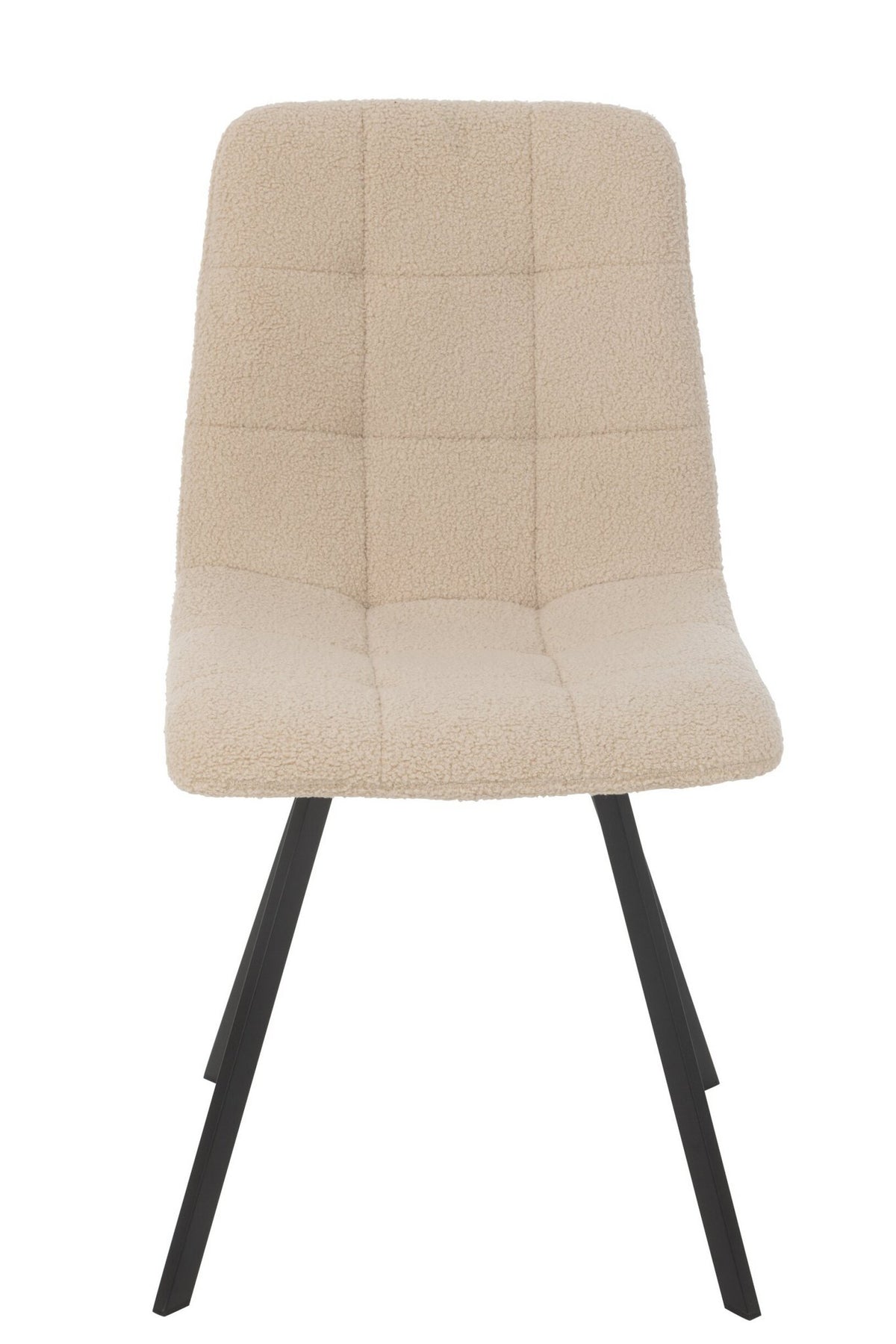 J-Line Eetstoel Clark Metaal/Polyester Wit