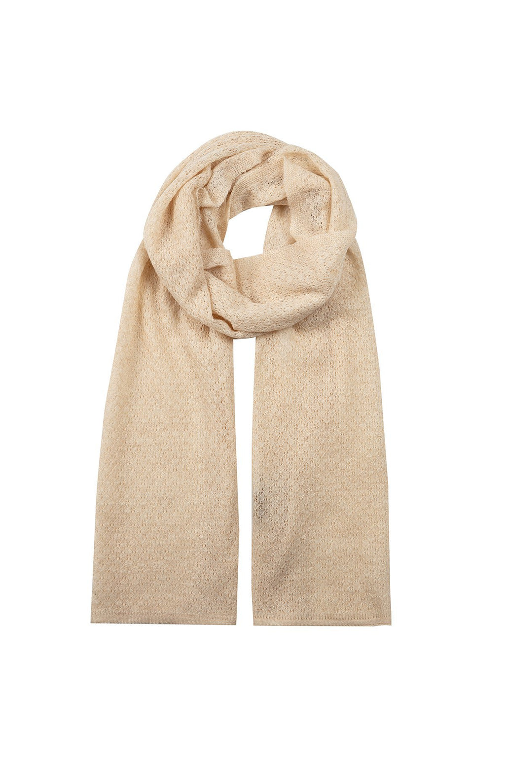 Diamanten sjaal-beige