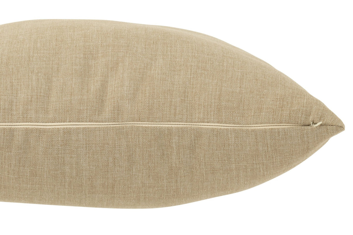 J-Line kussen Outdoor - polyethyleen - beige