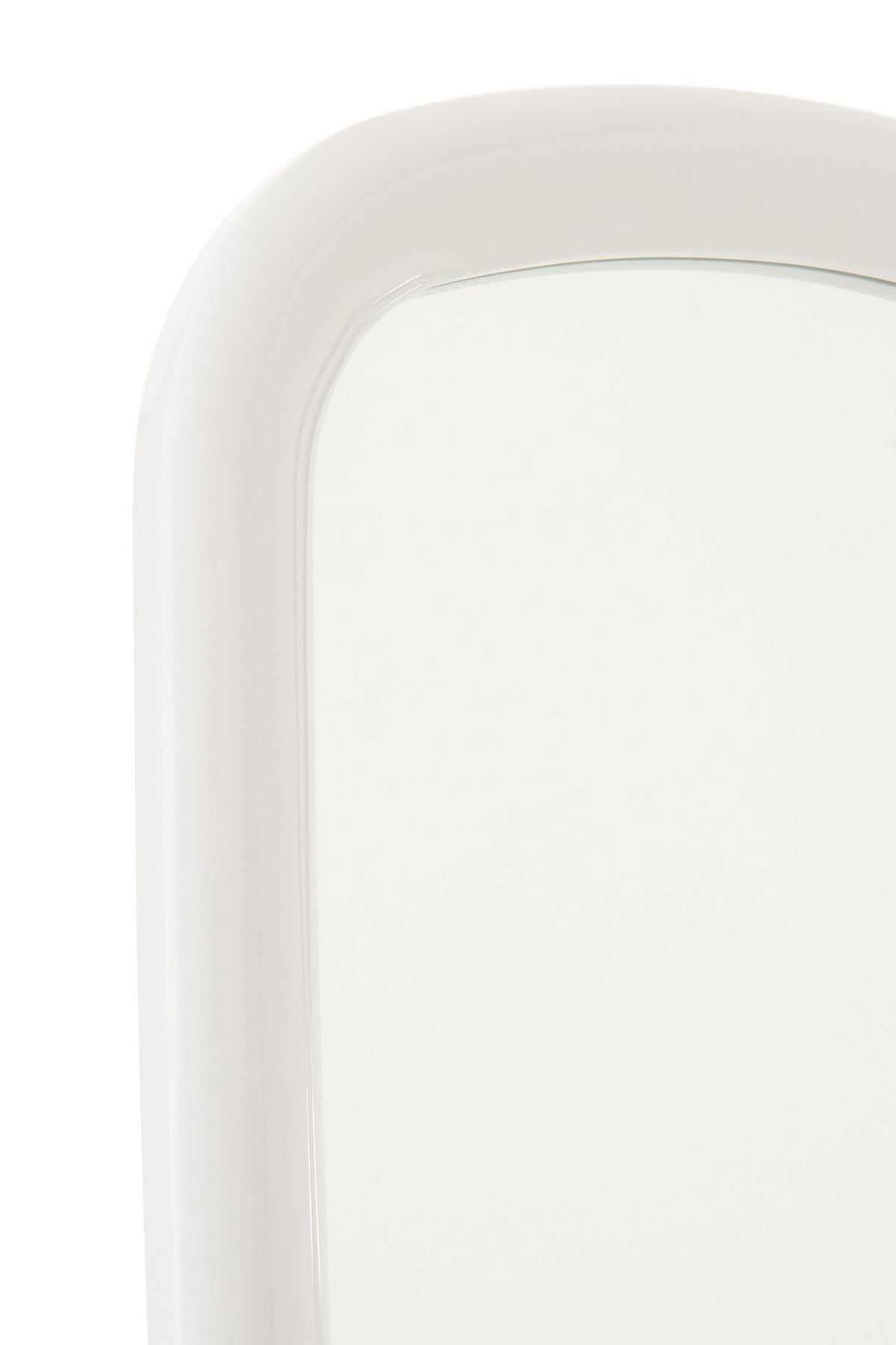 J-Line spiegel Rechthoek - polyresin - hout - wit