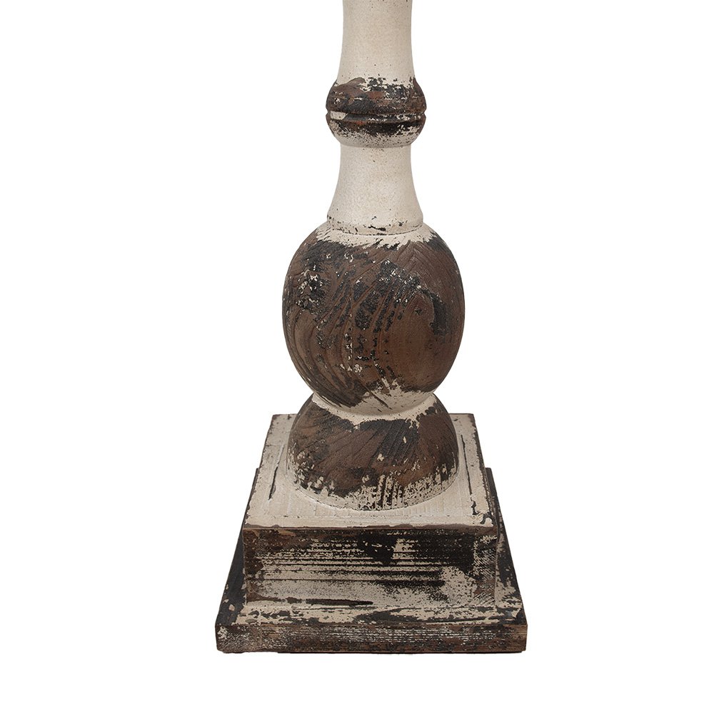 Bijzettafel Ø 62x81 cm Bruin Hout