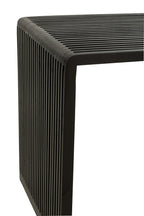 J-Line bijzettafel Kubus - hout - zwart - set van 2
