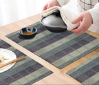 Eetplacemats – Hittebestendig Bamboe – 45x30 cm, 6-Pack