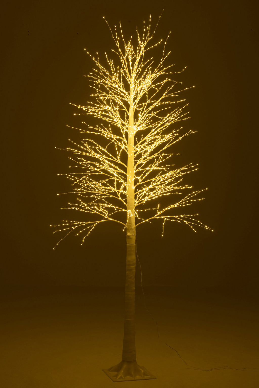J-Line decoratie Boom 2000 Led - metaal - wit - L