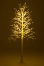 J-Line decoratie Boom 2000 Led - metaal - wit - L