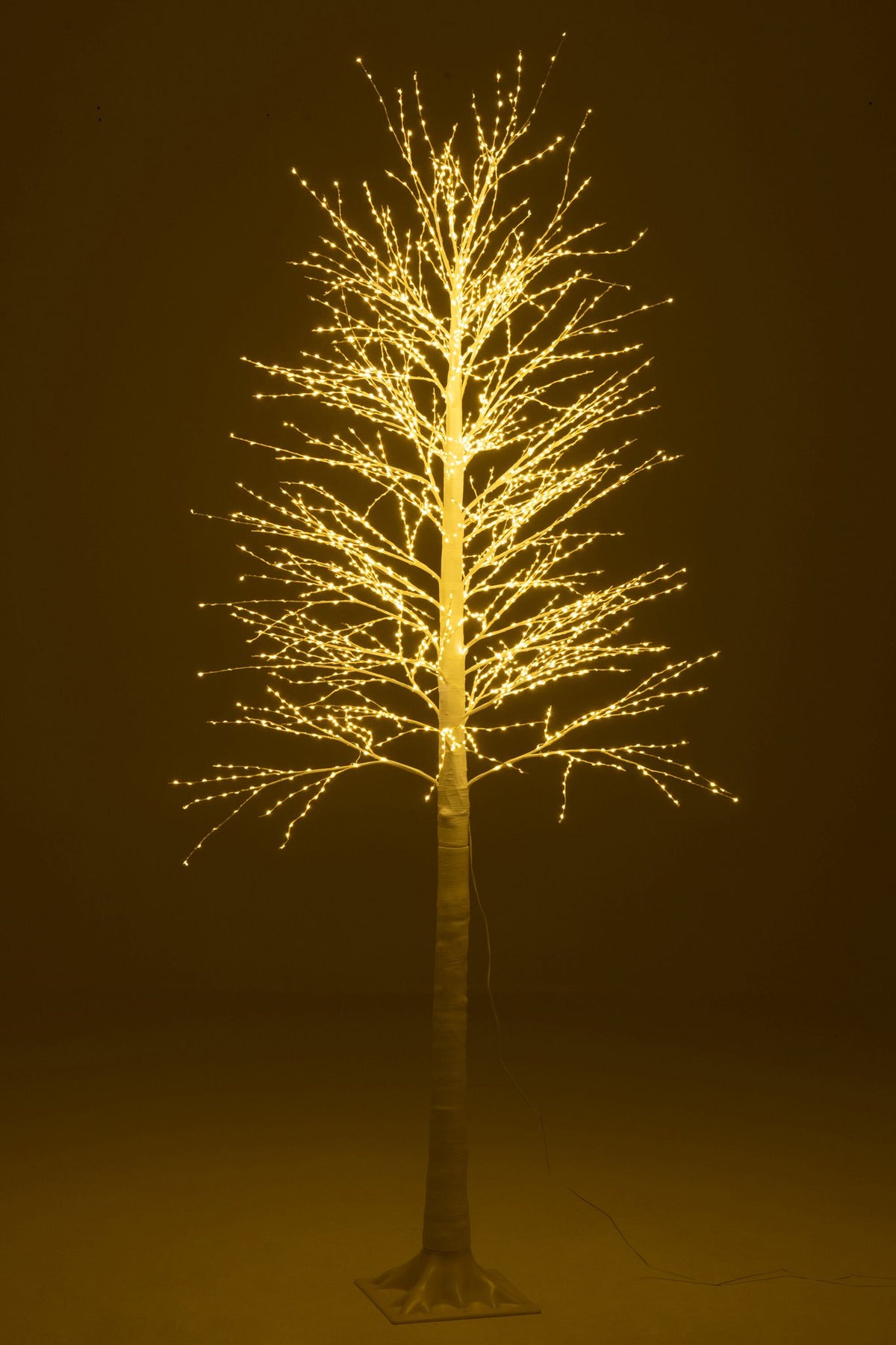 J-Line decoratie Boom 2000 Led - metaal - wit - L