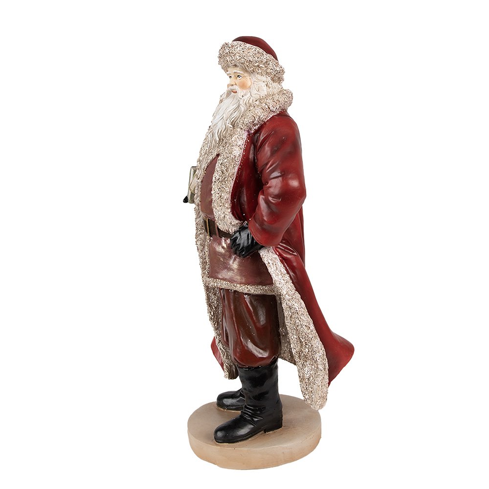 Beeld Kerstman 33 cm Rood Polyresin Kerstfiguren