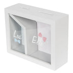 Spaarpot 20x7x16 cm Wit Hout Leuke Spaarpot