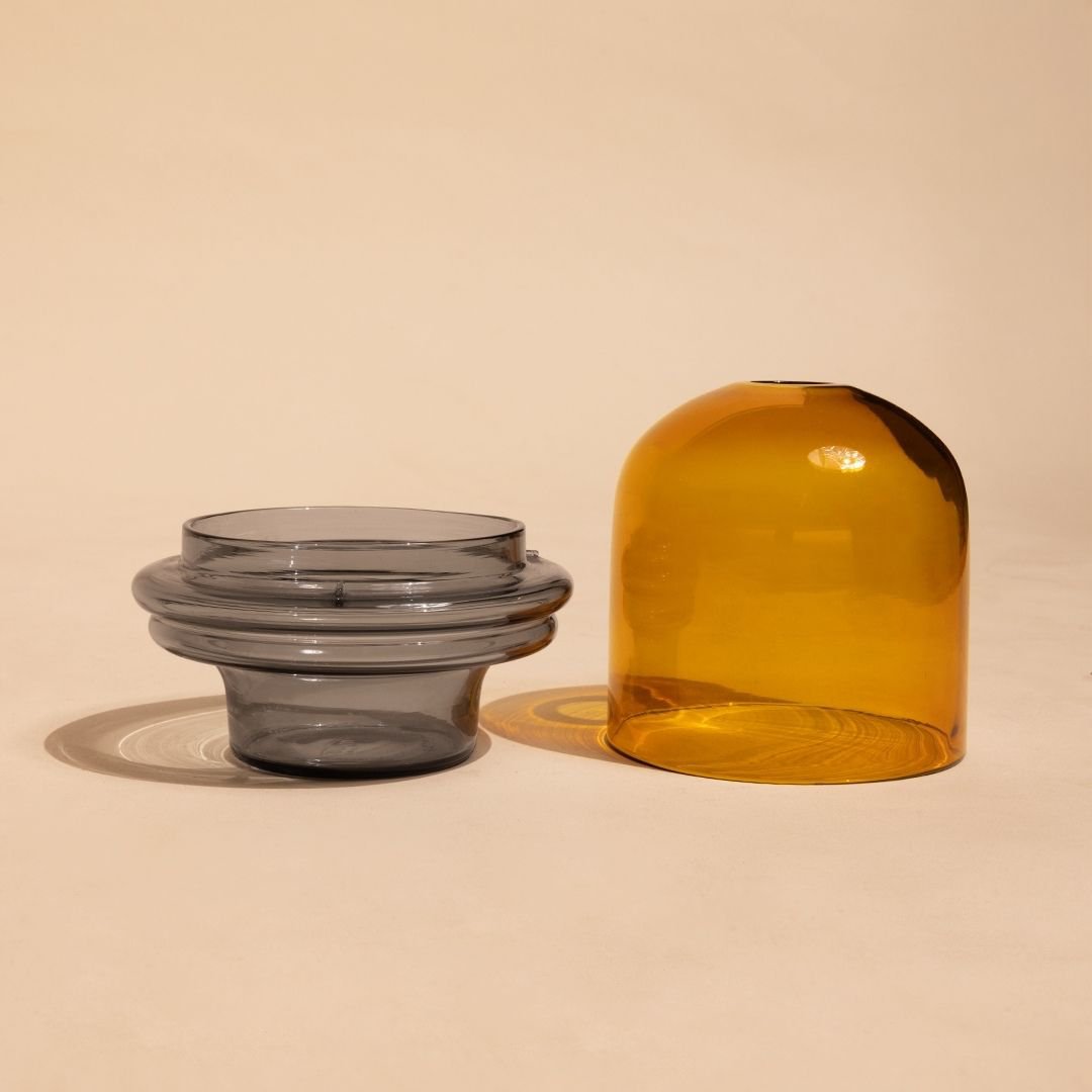 Borosilicaatglas Kaarshouder Dome - 2 Kleuren