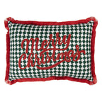 Sierkussen 50x30x4 cm Rood Polyester Kerst