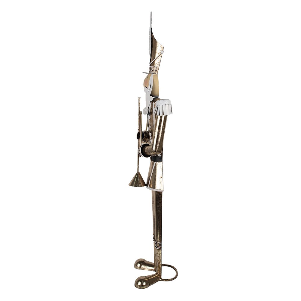 Kerstdecoratie Notenkraker 102 cm Goudkleurig Metaal