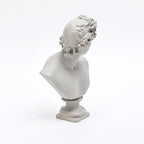 Klassieke witte Griekse godin buste sculptuur – luxe marmeren look standbeeld voor huisdecoratie, tafeldecoratie en kantoorstyling