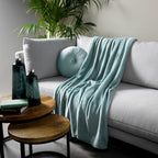 Dutch Decor Harvey - Plaid 150x200 cm - Jadeiet - groen