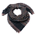 Wintersjaal Dames 130x130 cm Grijs Polyester Sjaal