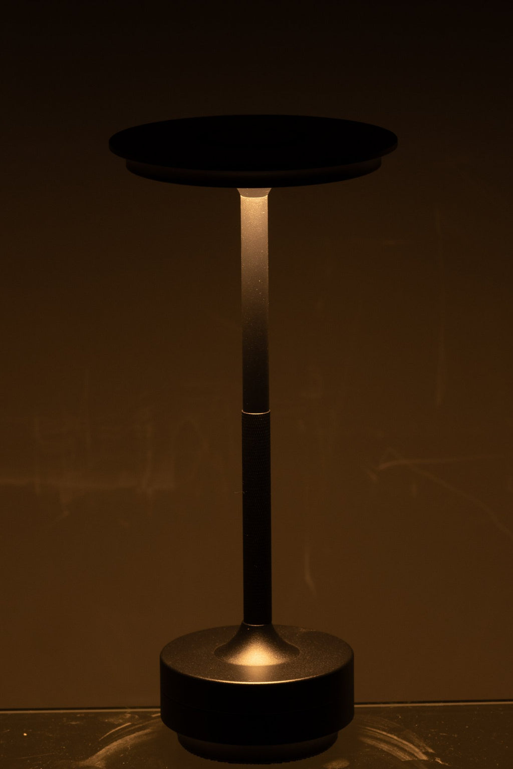 J-Line lamp Touch - kunststof - zwart - LED