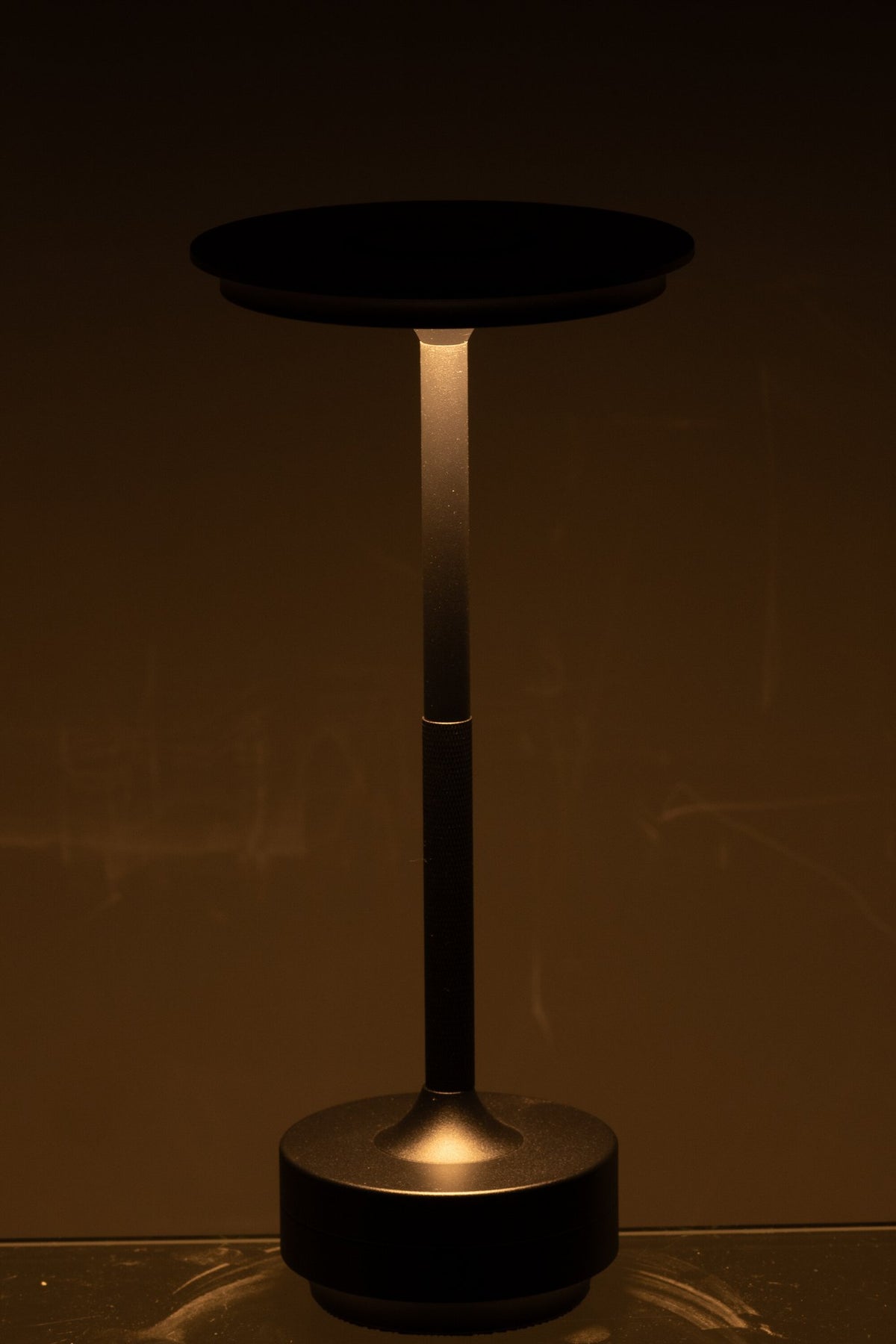 J-Line lamp Touch - kunststof - zwart - LED