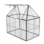 Decoratie KweekKastje 25x16x26 cm transparant metaal