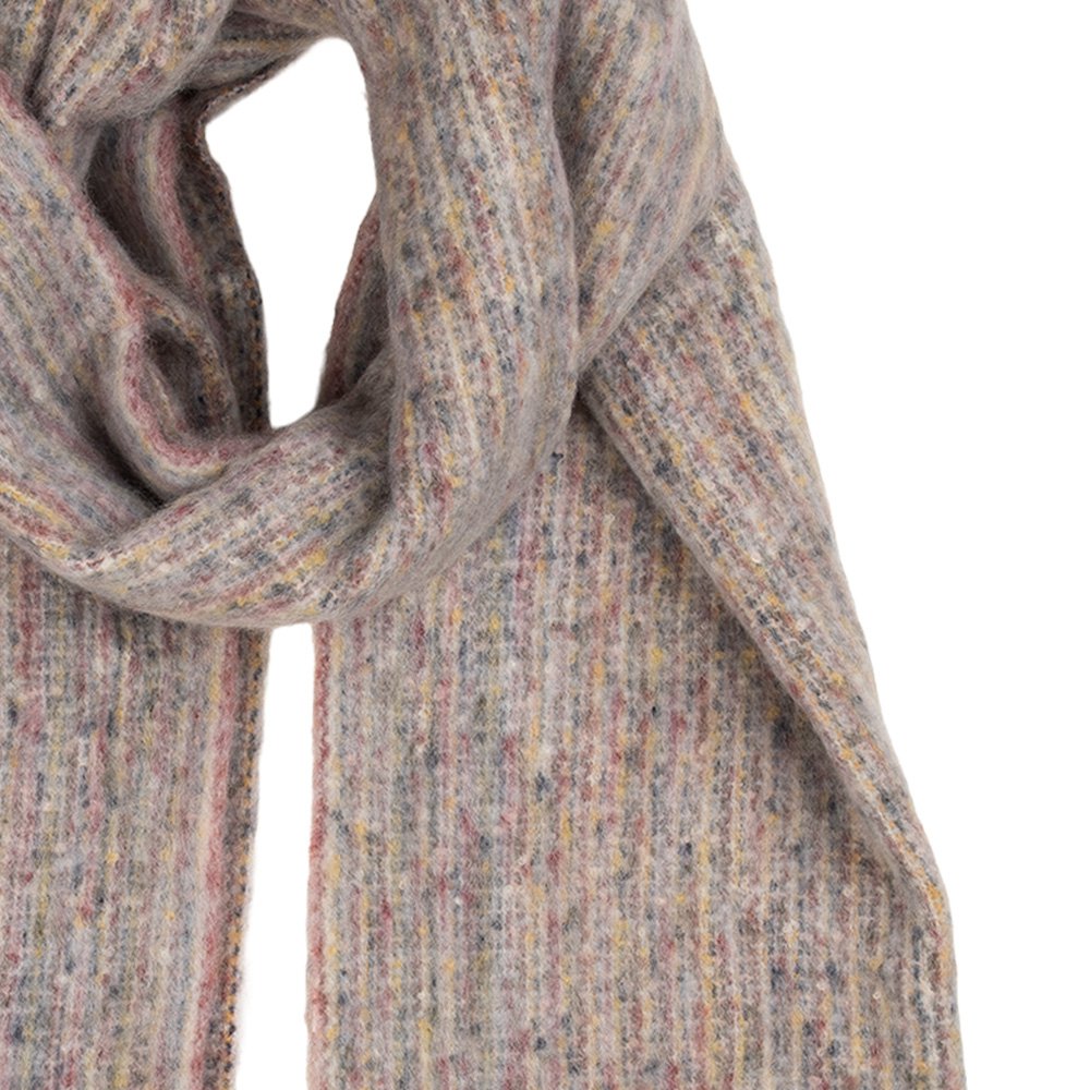 Wintersjaal Dames 50x210 cm Grijs Textiel