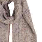 Wintersjaal Dames 50x210 cm Grijs Textiel