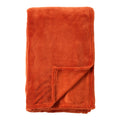 Dutch Decor Owen - Plaid 130x160 cm - Potters Clay - Oranje